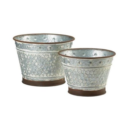 SUMMERFIELD TERRACE Summerfield Terrace 10018834 Metal Galvanized Planters 10018834